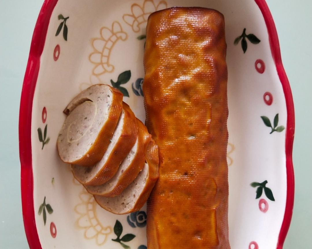 美味东北千子~熏干豆腐肉卷的做法