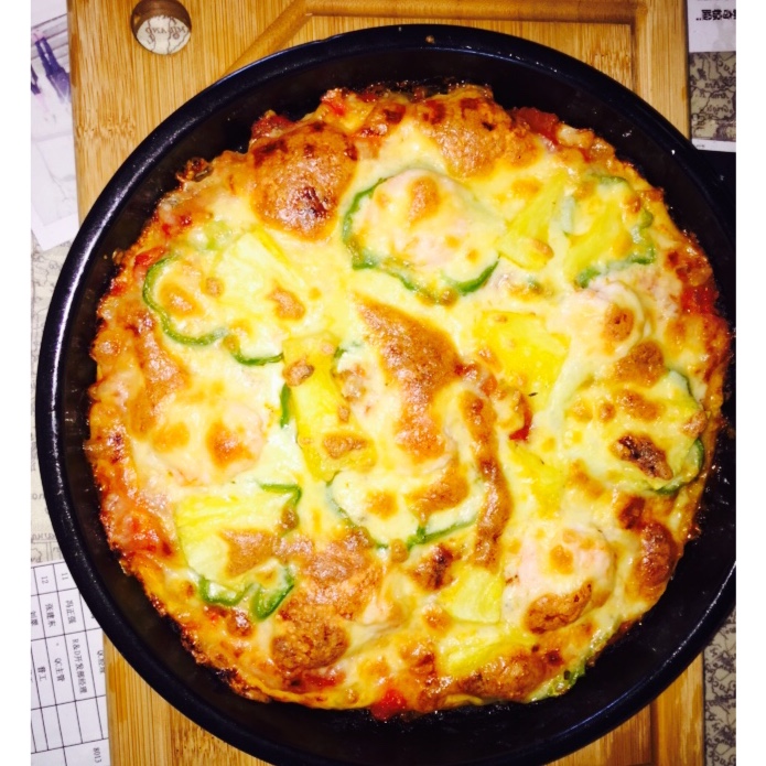 萨拉米薄底披萨 Salami Pizza