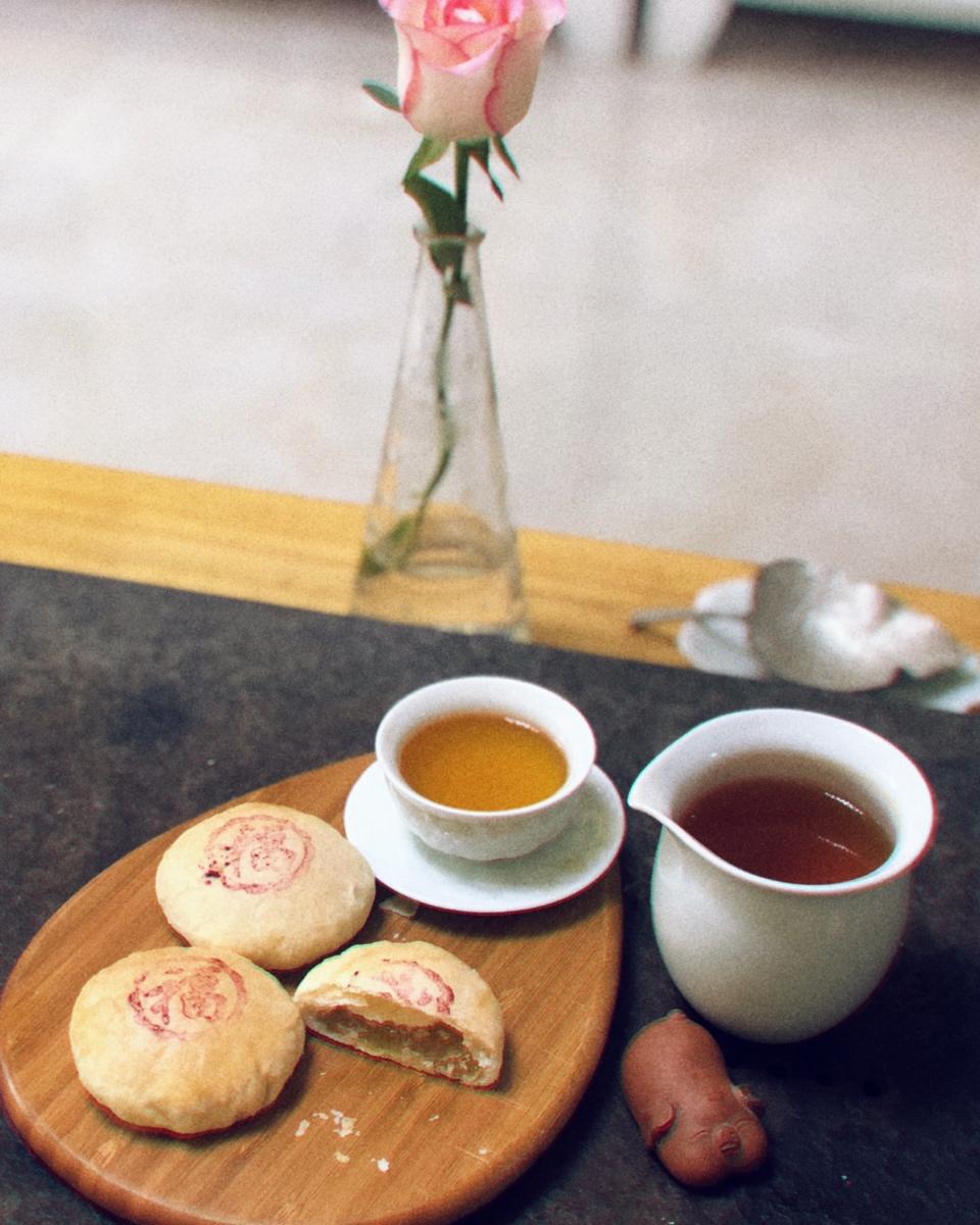 酥皮绿豆饼   酥得掉渣渣