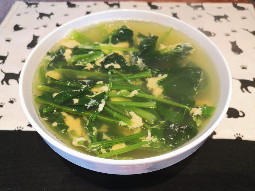 菠菜鸡蛋汤