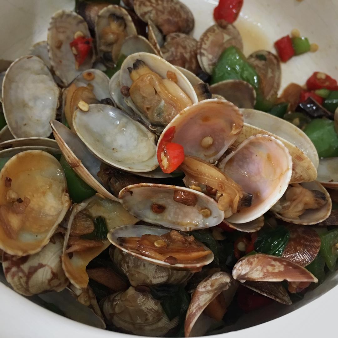 爆炒花蛤