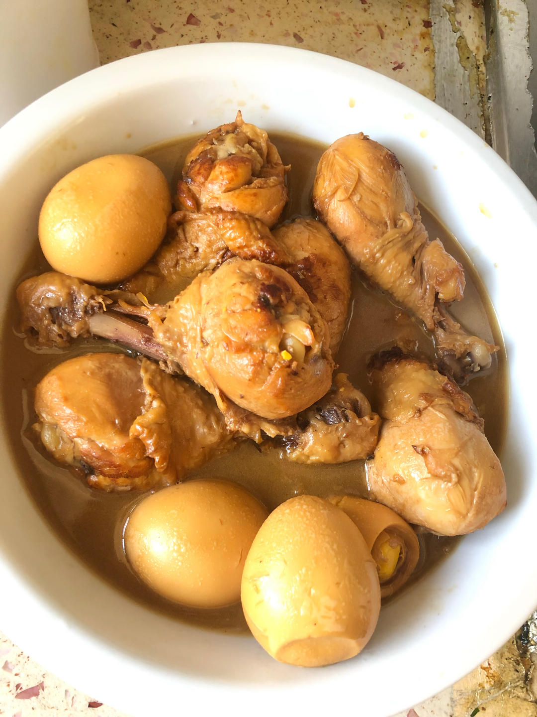 减脂少油少料红烧卤鸡腿鸡蛋（完美超赞）