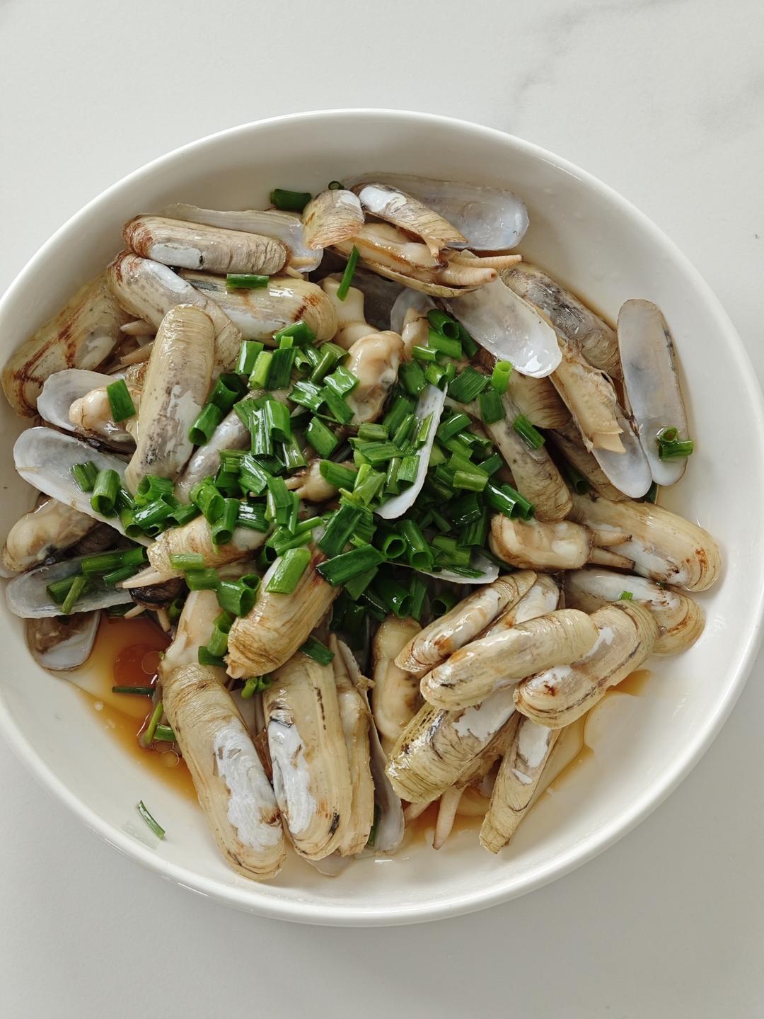葱油蛏子
