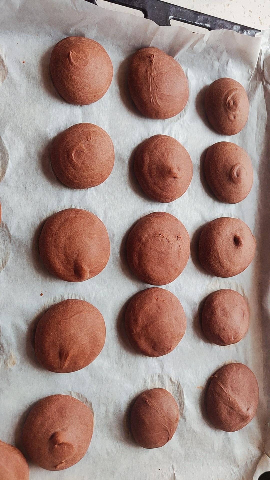 巧克力麻薯🍫烤箱糯米粉版｜巧克力味糯叽叽