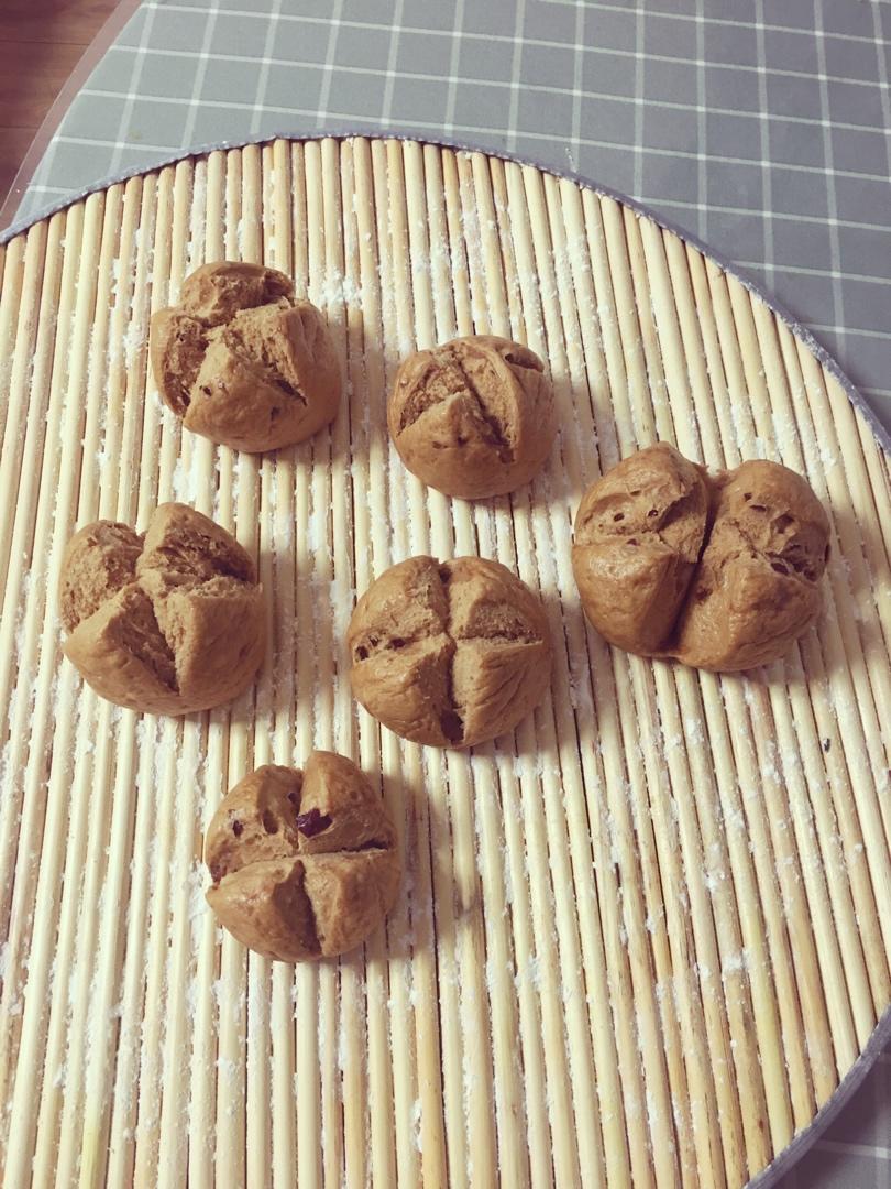 妥妥的红糖开花馒头（酵母版）