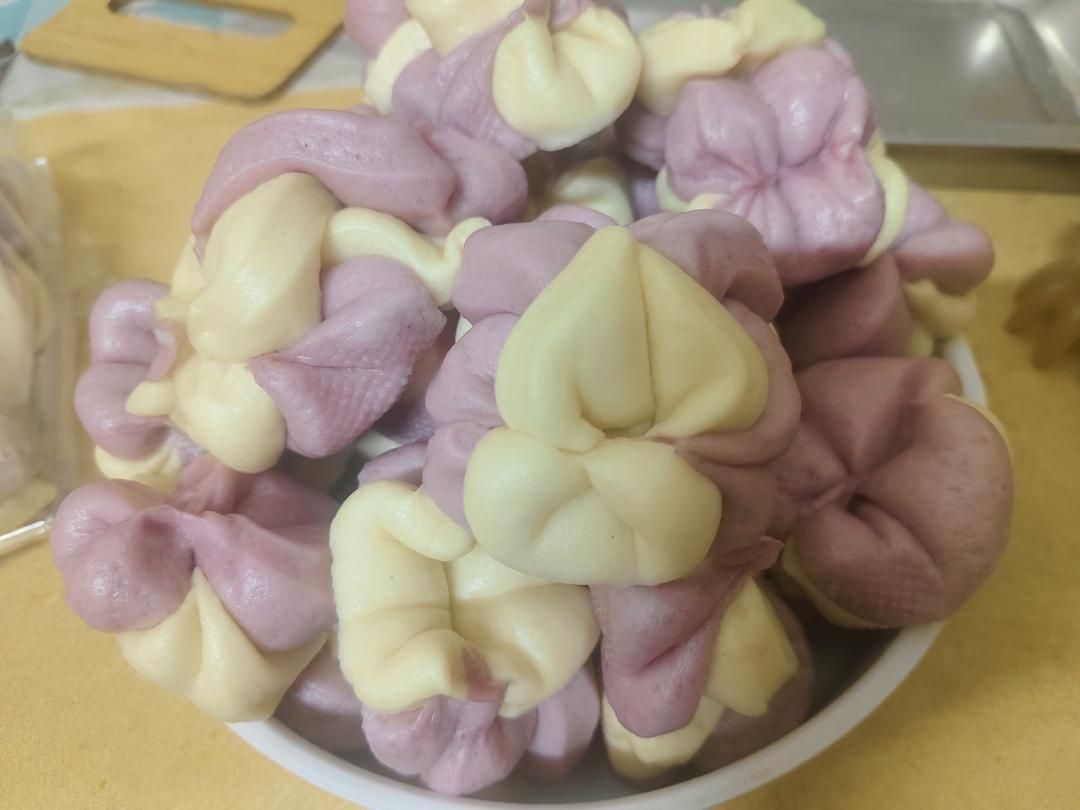 美丽的花卷 造型馒头 一次醒发 快手面食 附细节视频详解