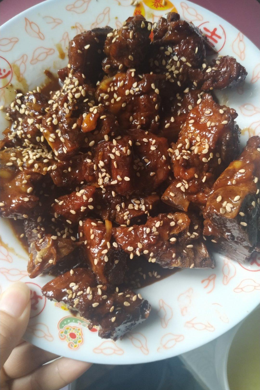 饭扫光糖醋排骨