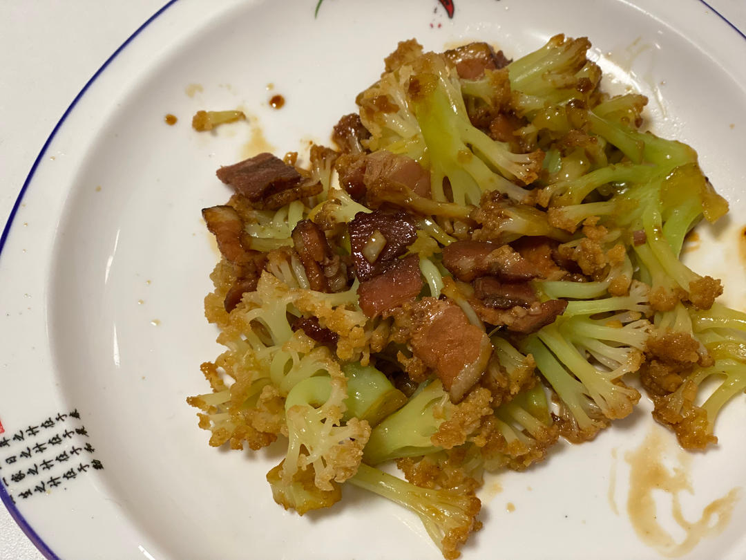 永远就做这一种家常干锅花菜