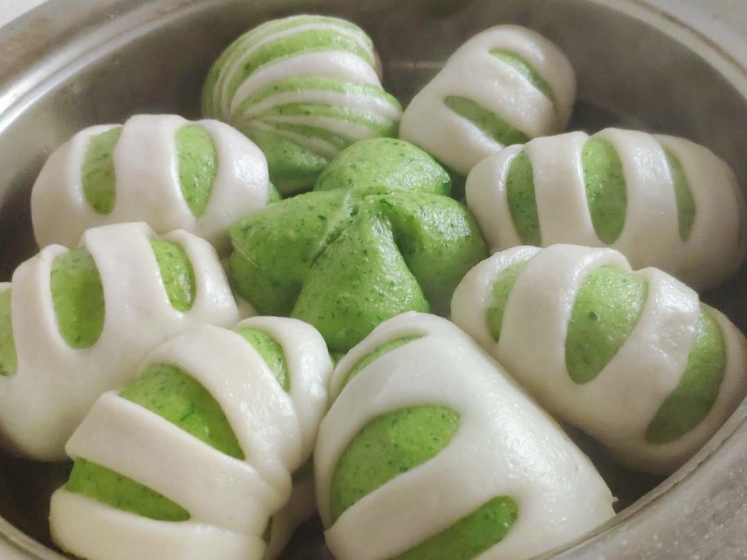 好看又好吃的双色花卷