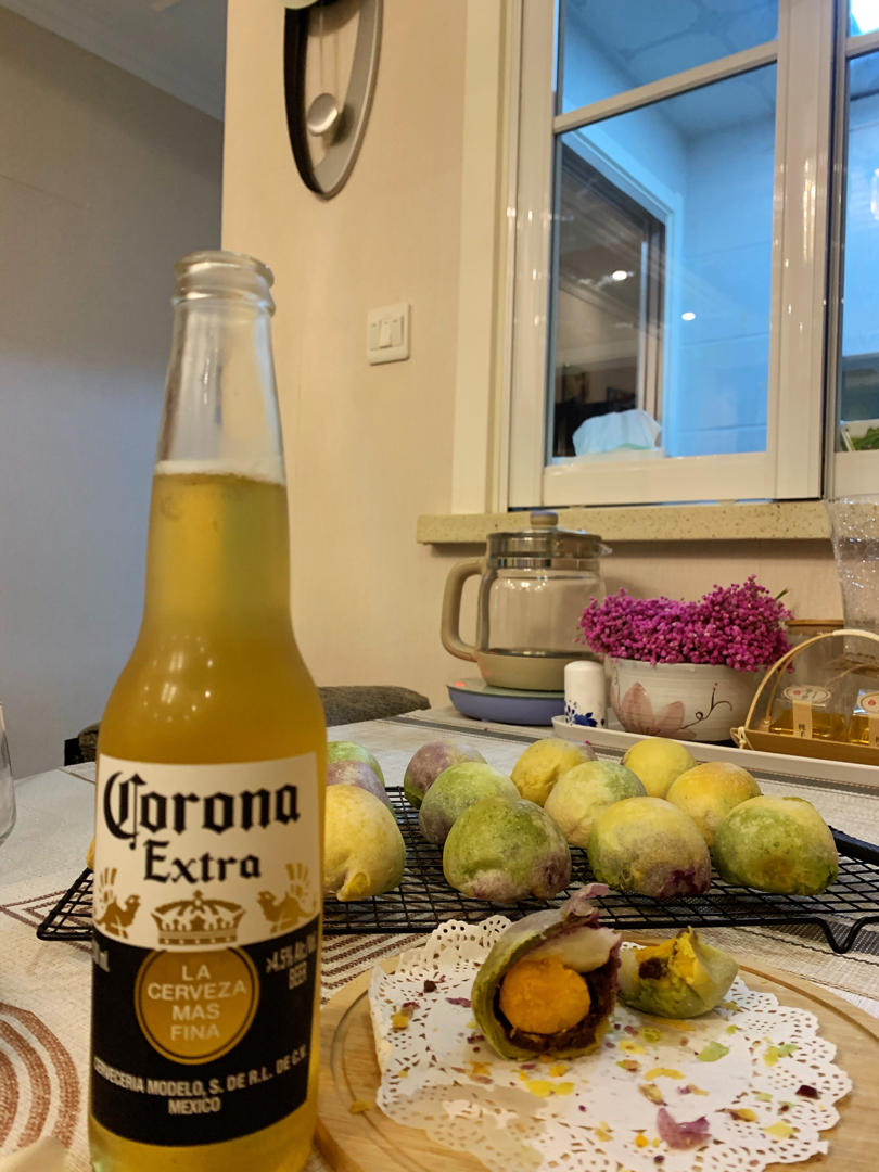 彩虹渐变蛋黄酥（无需揉出膜）