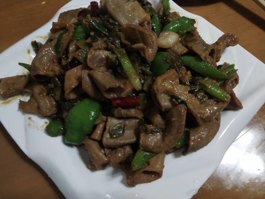粉肠炒酸菜