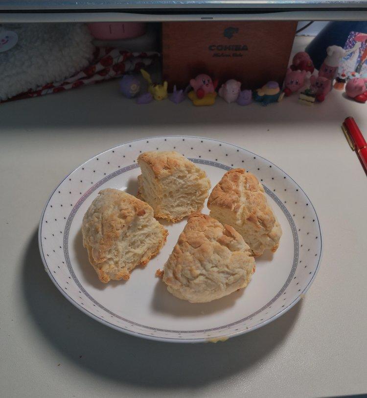 朴素的椰子油咸司康<Coconut Oil Biscuits>