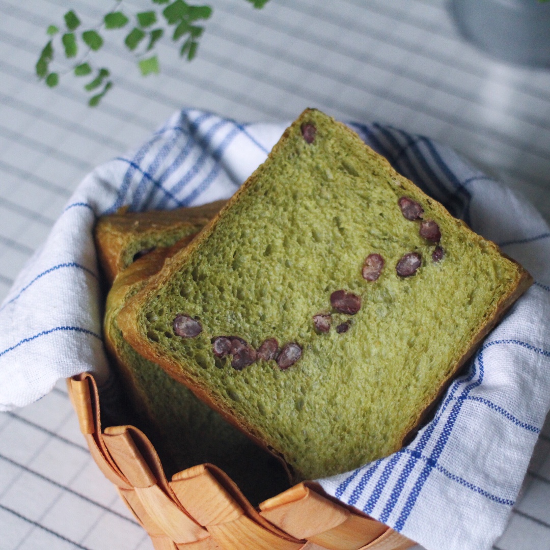 抹茶红豆吐司（详述手揉方法)