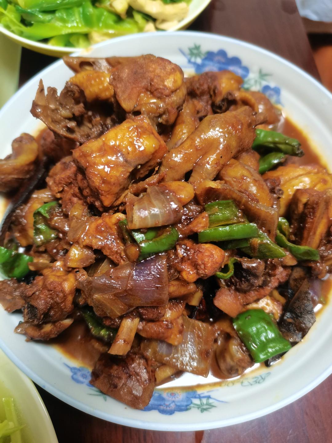 青红椒爆炒鸡块(米饭杀手)