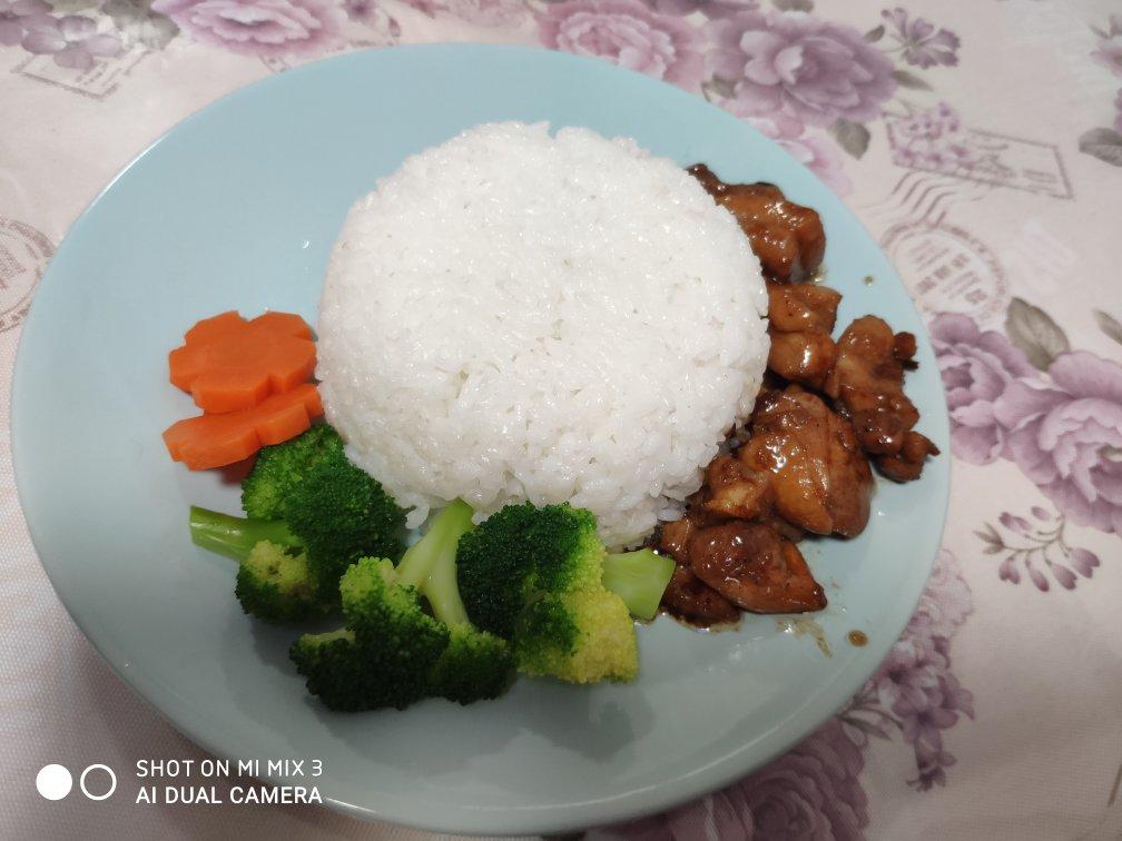 照烧鸡腿饭
