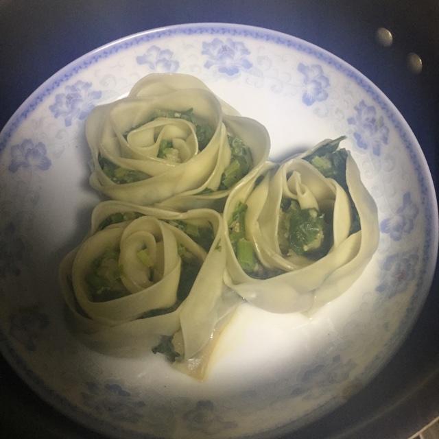 玫瑰花饺子