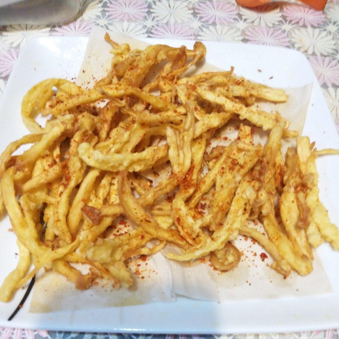 蘑菇系列之——油炸海鲜菇