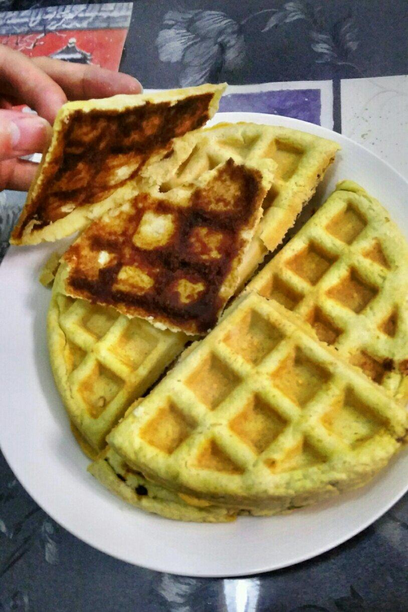 皮脆内绵 | 蜜豆夹心松饼