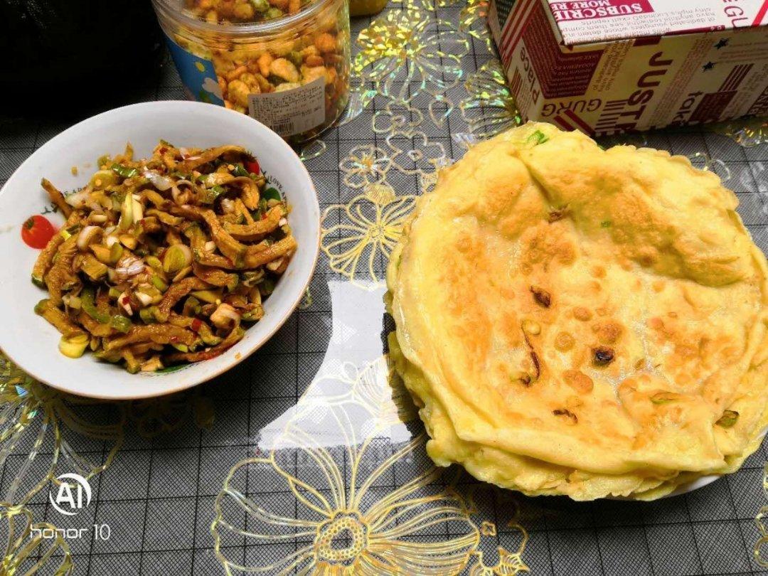 葱花鸡蛋饼