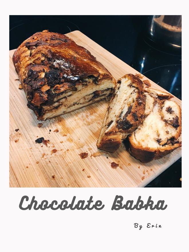 奶奶牌巧克力味面包 chocolate babka的做法