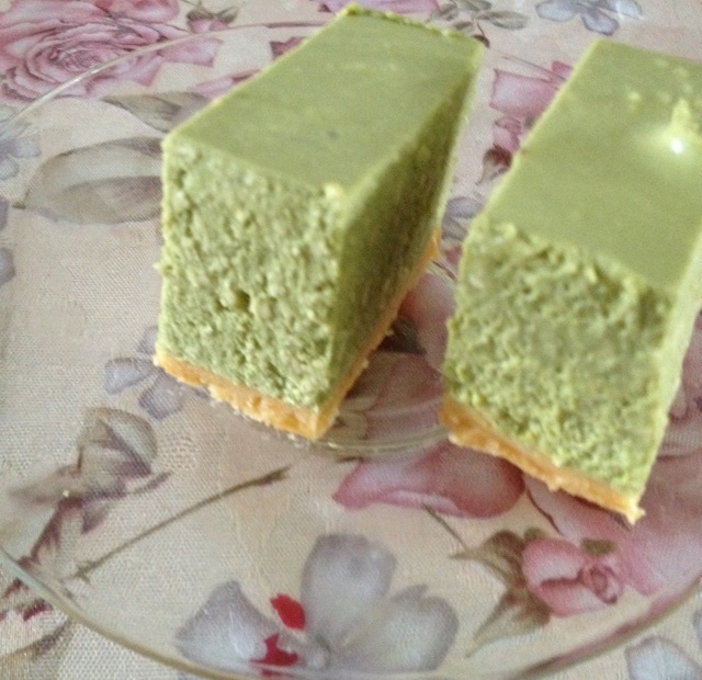 抹茶冻芝士蛋糕