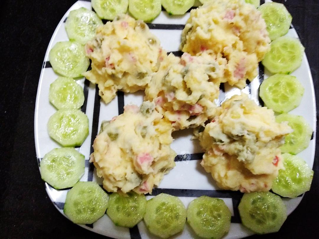 【健身厨男】喷香可口土豆泥