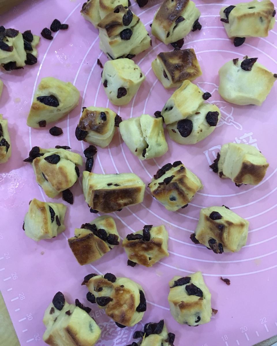 蔓越莓优格小面包块