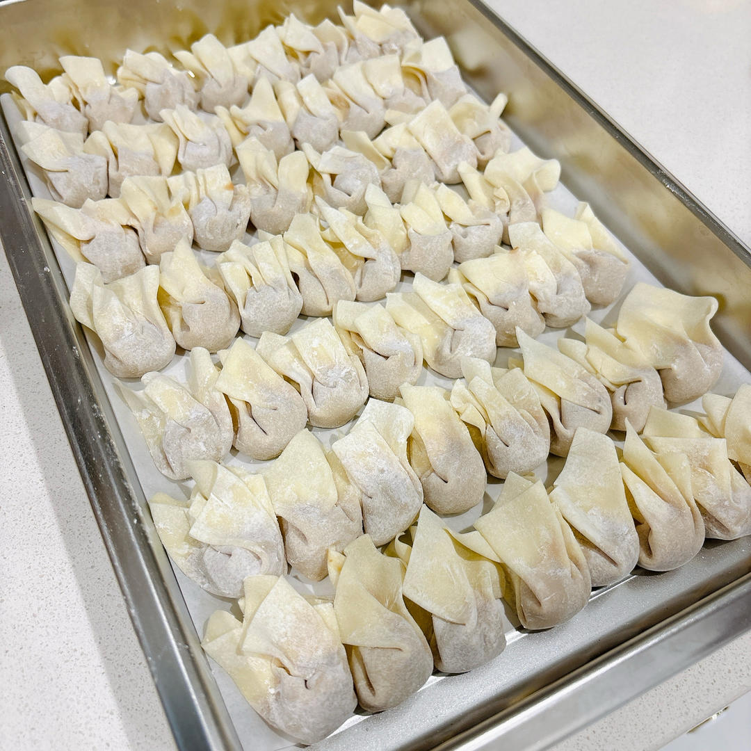 可能最快的馄饨包法（不蘸水）