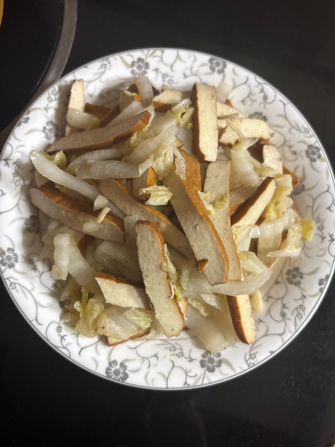 清炒白菜香干