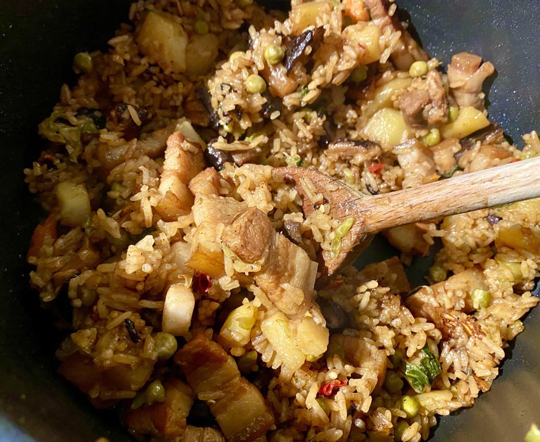 五花肉土豆焖饭￨爆好吃