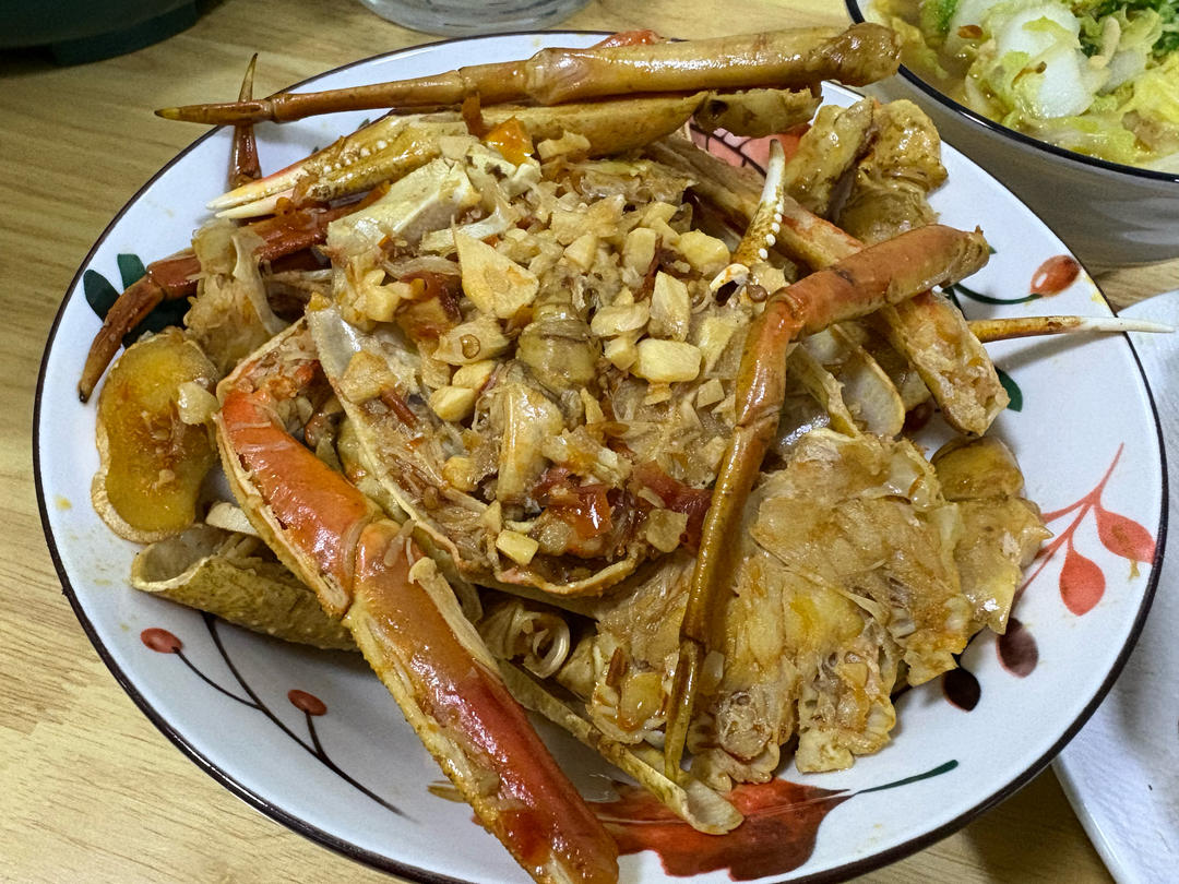 葱姜帝王蟹腿