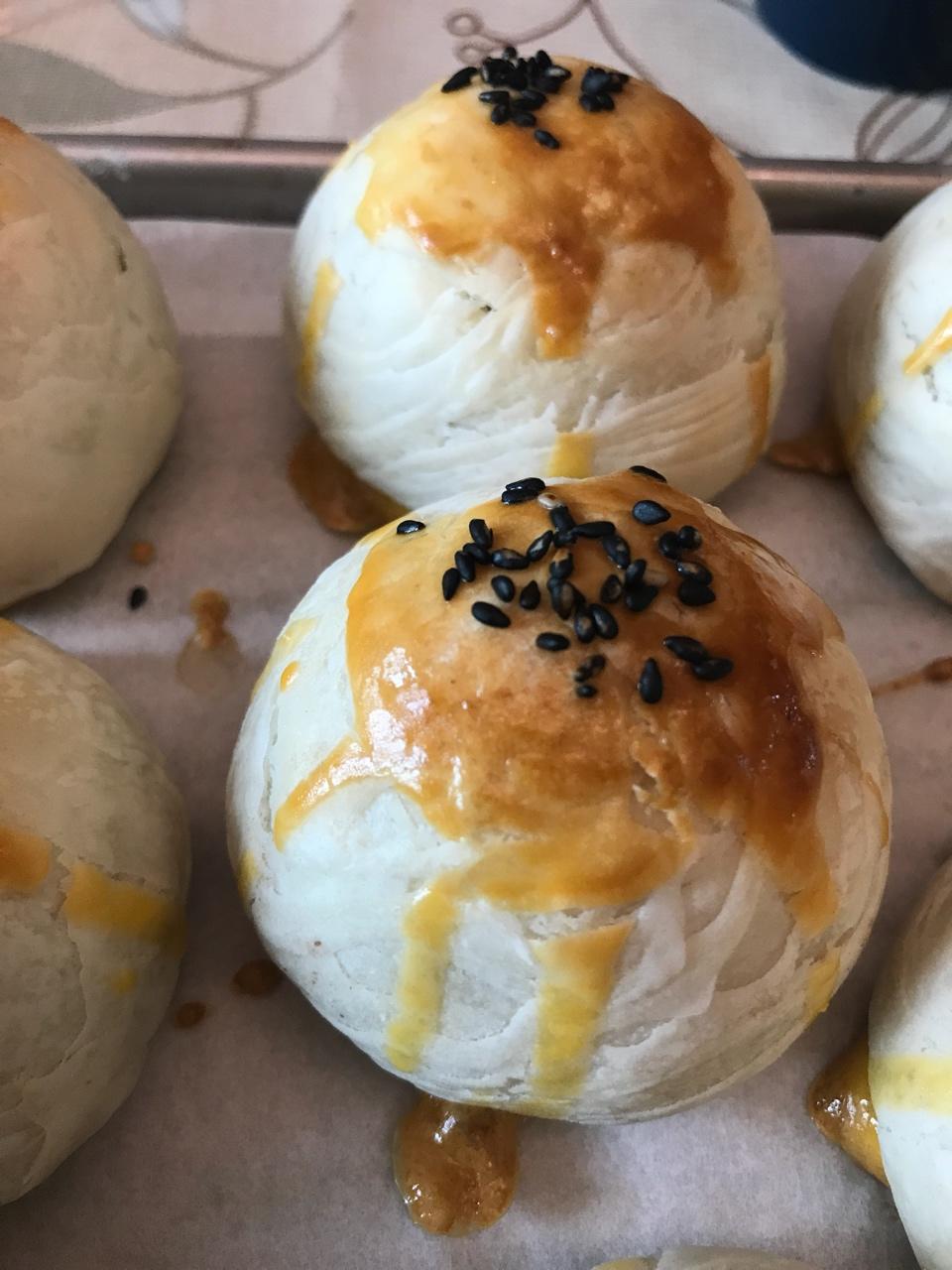 螺旋酥.蛋黄酥.-个人的技巧