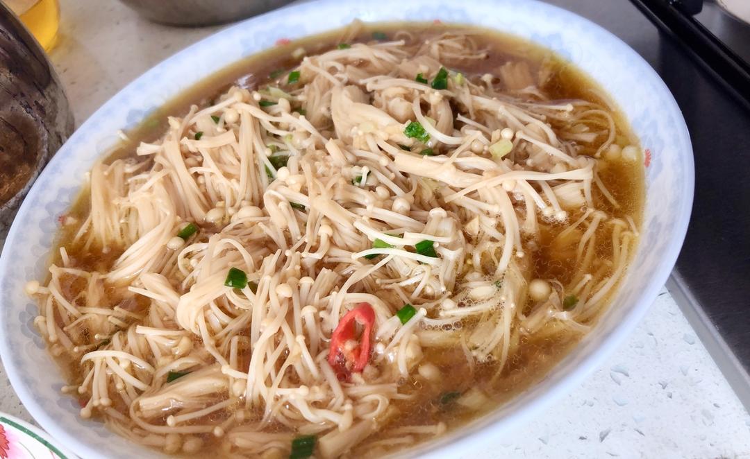 油泼金针菇