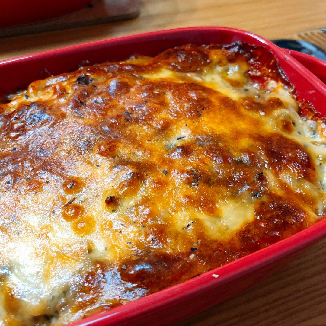 芝士焗番茄肉酱意大利面