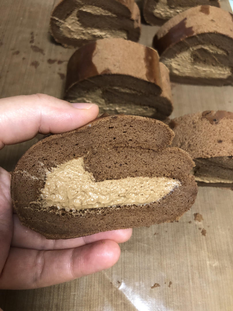 巧克力摩卡蛋糕卷