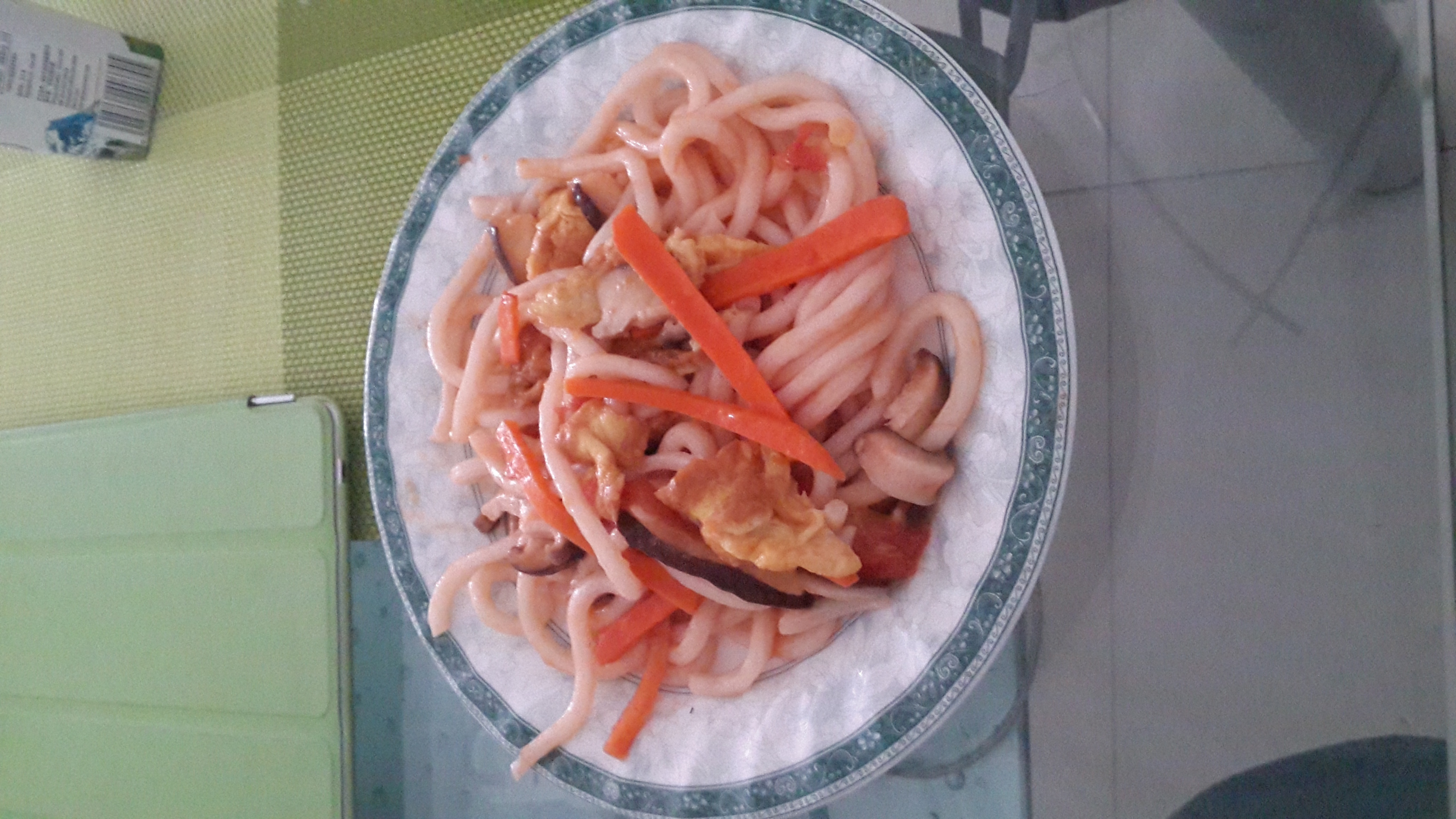 茄汁炒乌冬面
