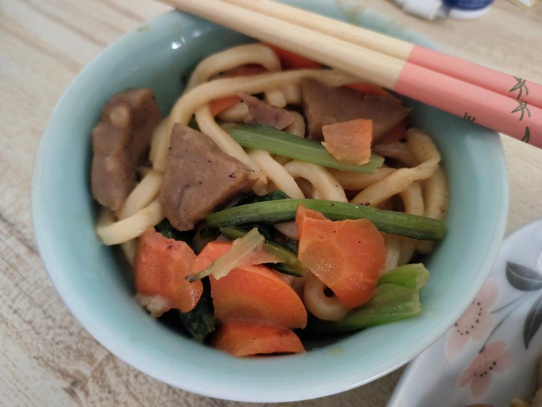 寿喜牛排乌冬面