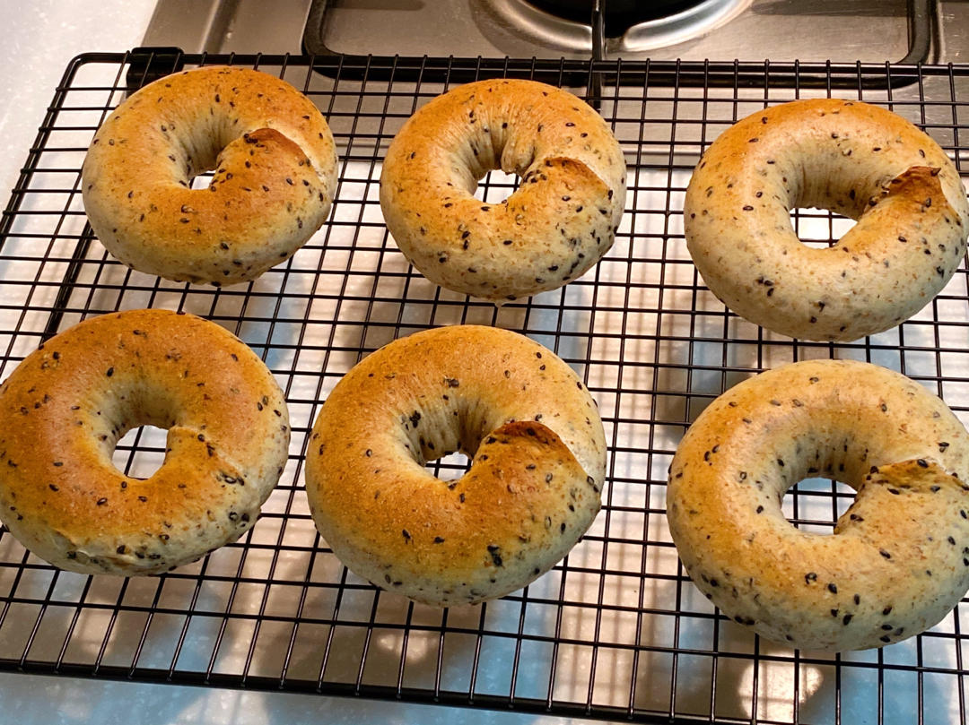 原味贝果🥯/黑芝麻贝果🥯