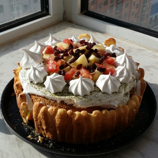 裸蛋糕之奶油巧克力戚风