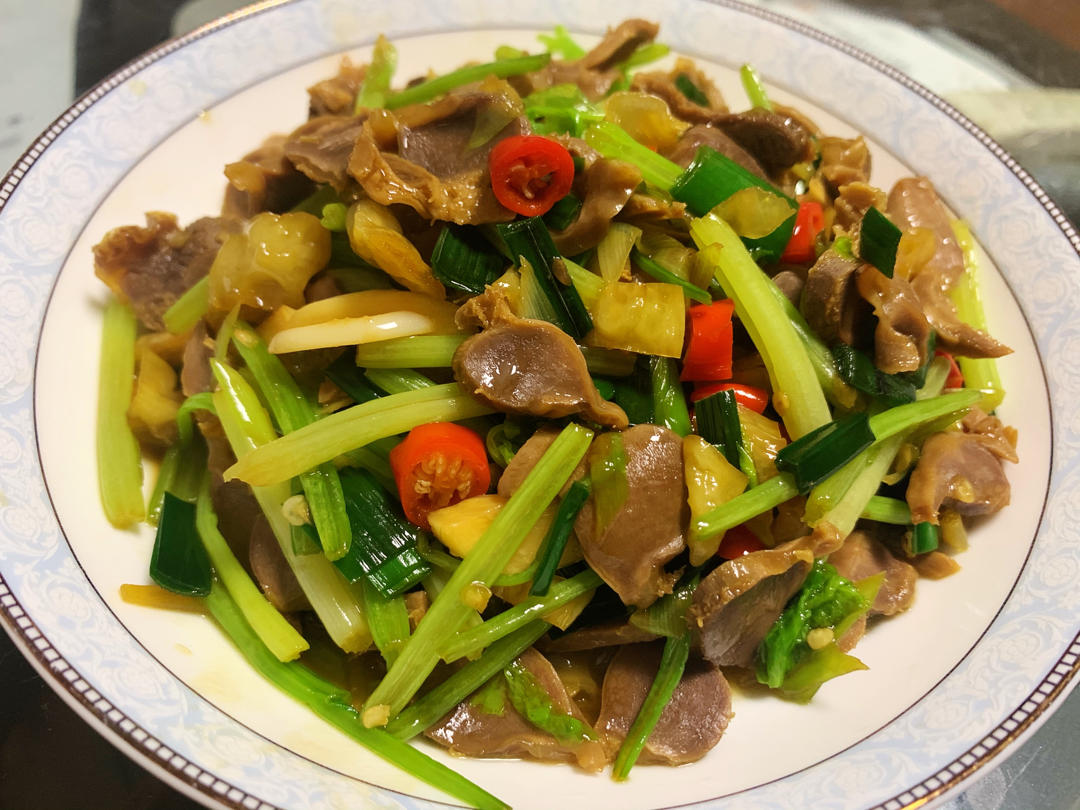 妈妈牌酸辣鸡胗