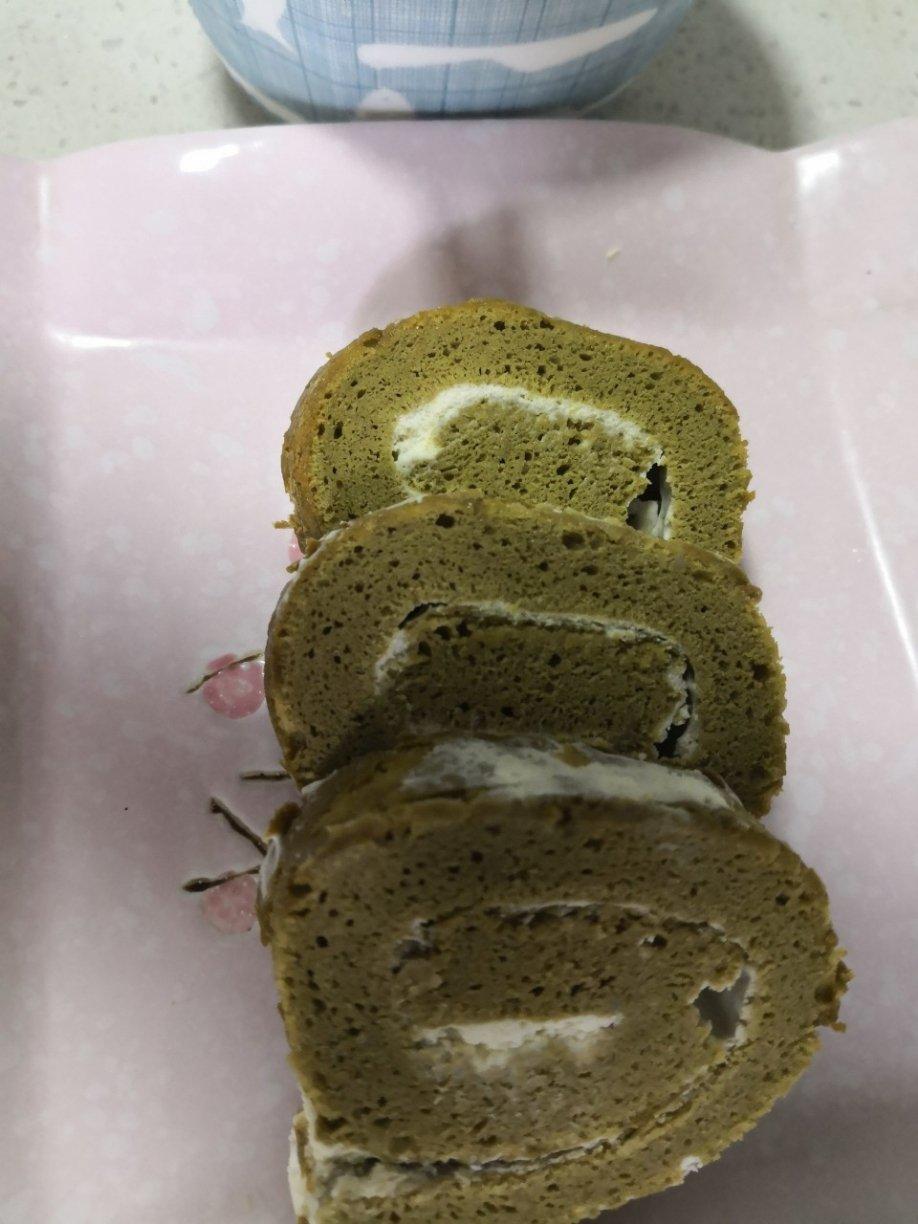 不易消泡的抹茶双享蛋糕卷