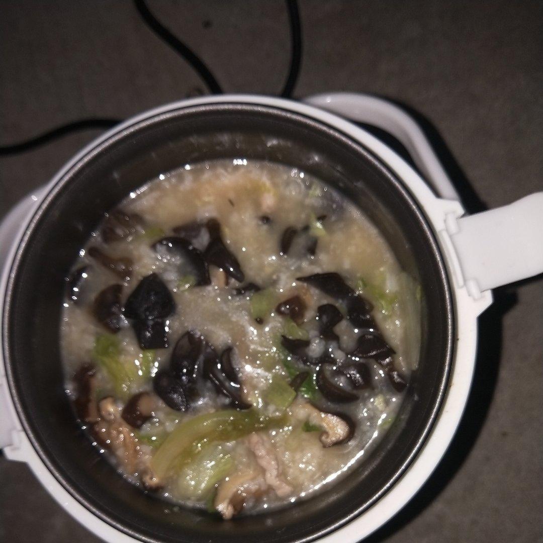 香菇瘦肉粥