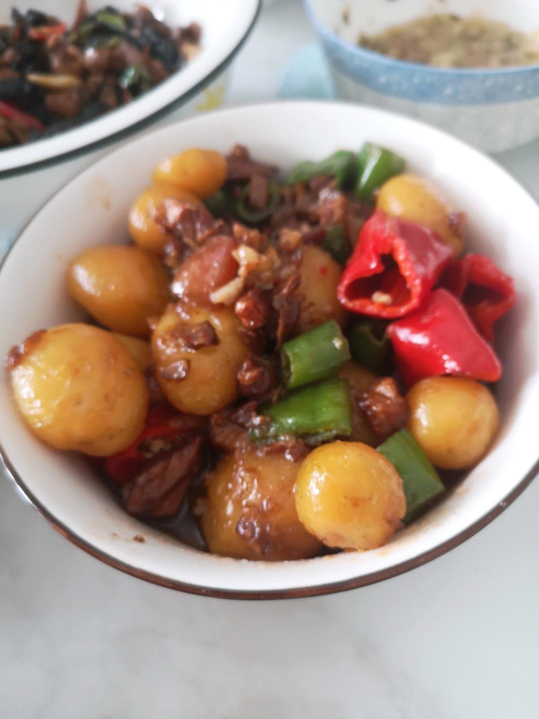 红烧肉炖土豆（丝毫不腻）