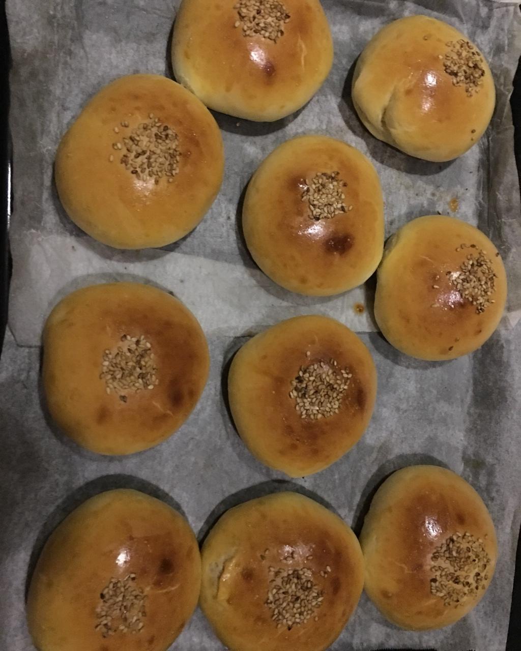 温柔的“中种奶油红豆面包”