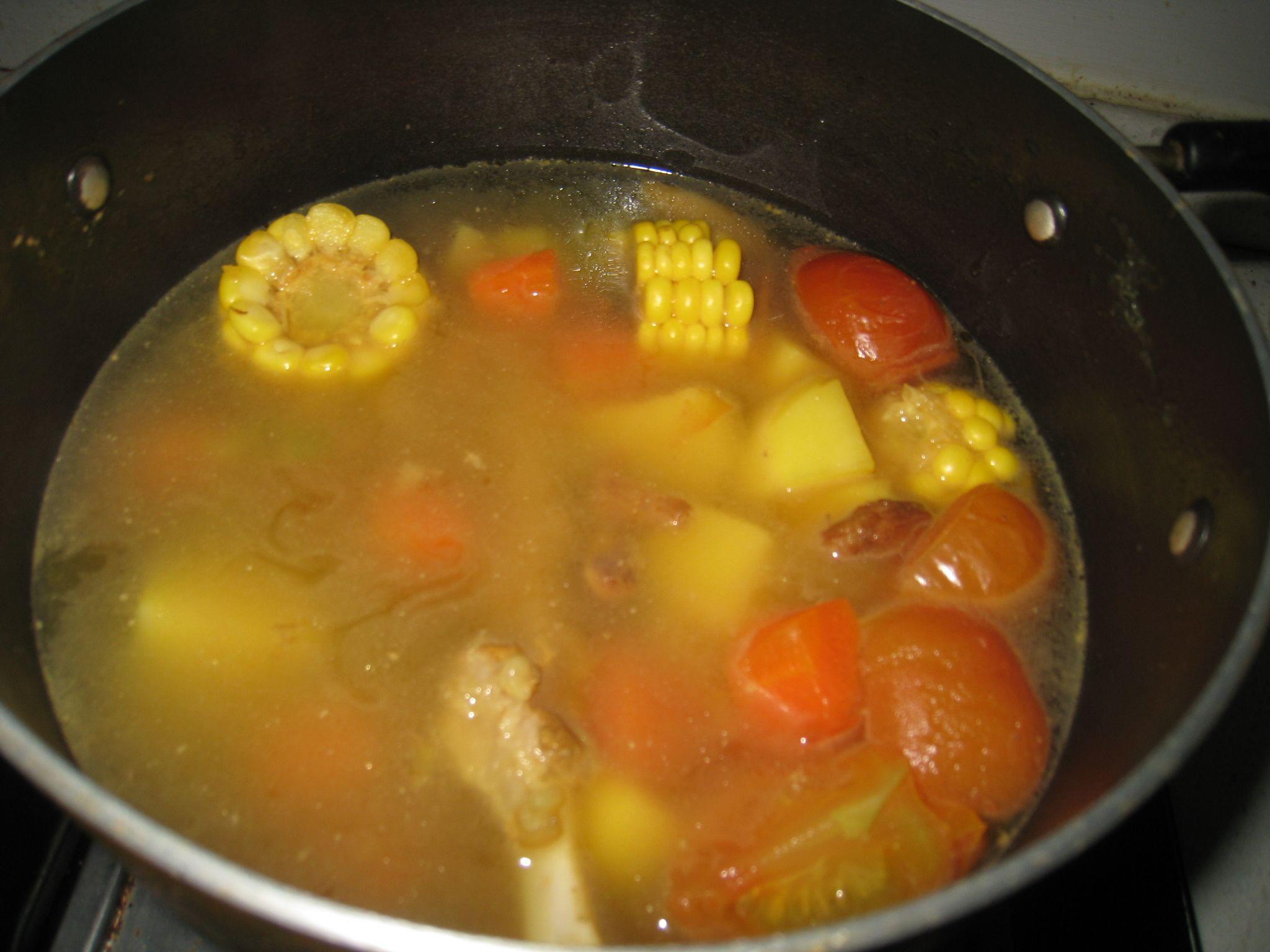 云腿野菌蔬菜汤的做法 步骤7