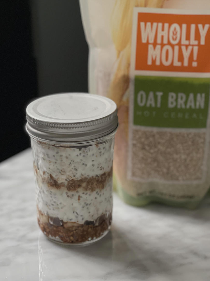 低卡超还原酒酿冻香蕉燕麦提拉米苏【健康小食】