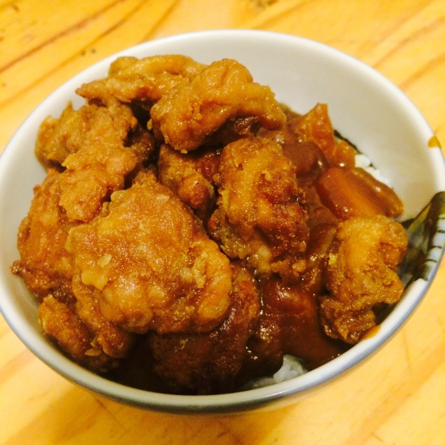 咖喱鸡块饭