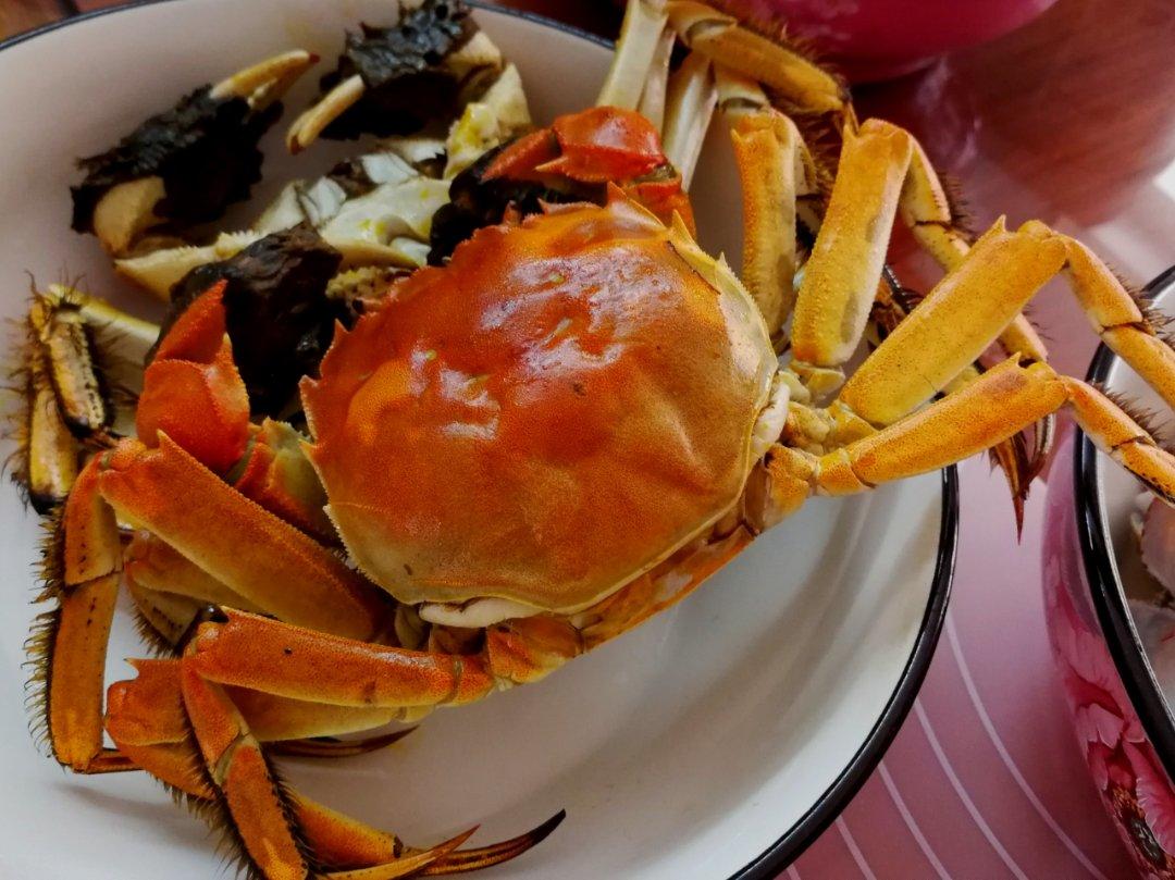 清蒸毛蟹