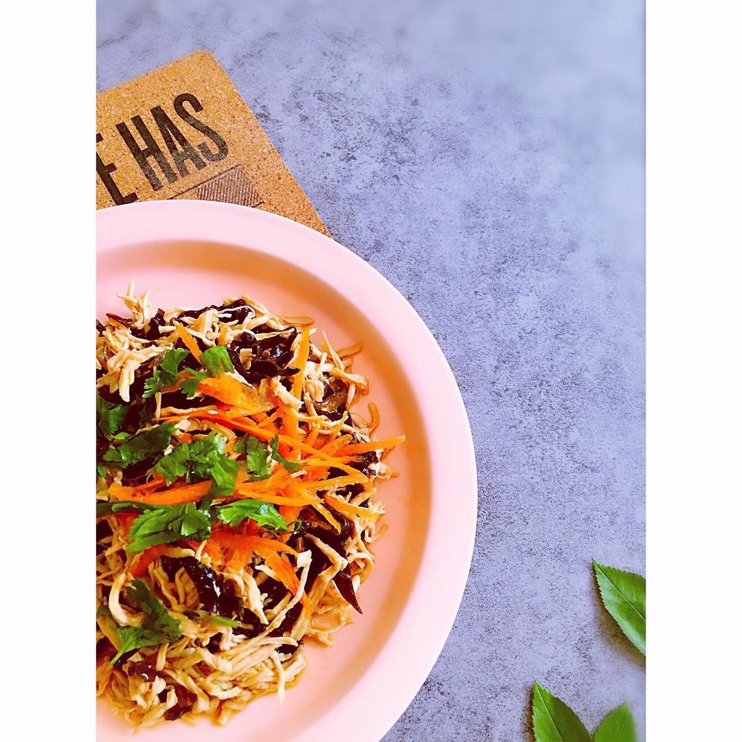 减脂健身｜凉拌手撕鸡丝（香辣&麻油版）