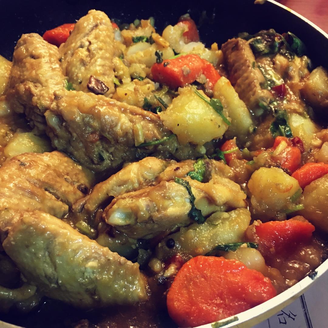 土豆炖鸡翅（快手零失败）